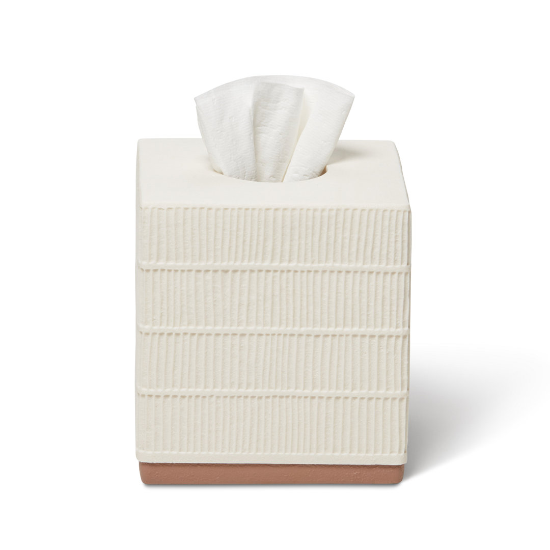 Milano Collection Resin Tissue Box Cover Roselli Trading Company