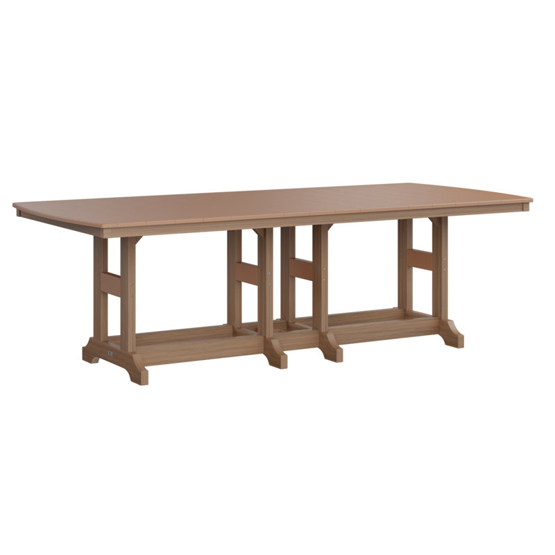 Garden Classic Outdoor Bar Table, Antique Mahogany, Cedar