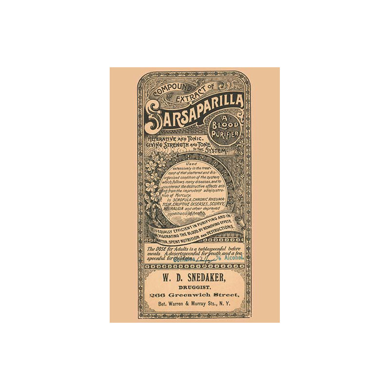 « compound of sarsaparilla », art textuel