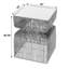  Ivar 14 po Table de bout moderne carrée en acier inoxydable W