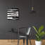 «Streaking Paths 4» par Alonzo Saunders, art mural en verre acrylique, 24 po x 24 po