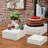 MyGift Oak Display Riser Buffet Accessory