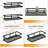 2 Packs Hanging Storage Baskets Organizer Wall Mount, Metal Wire Storage Bin Rack-110852884