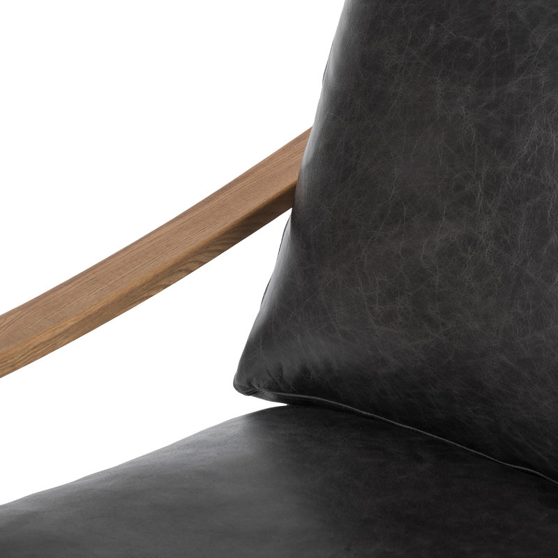 Kempsey Chair, Sonoma Black Genuine Leather