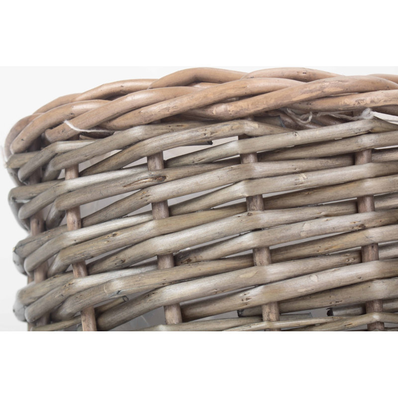 Lily Manor Wicker Planter Basket, 16cm H x 20cm W x 20cm D