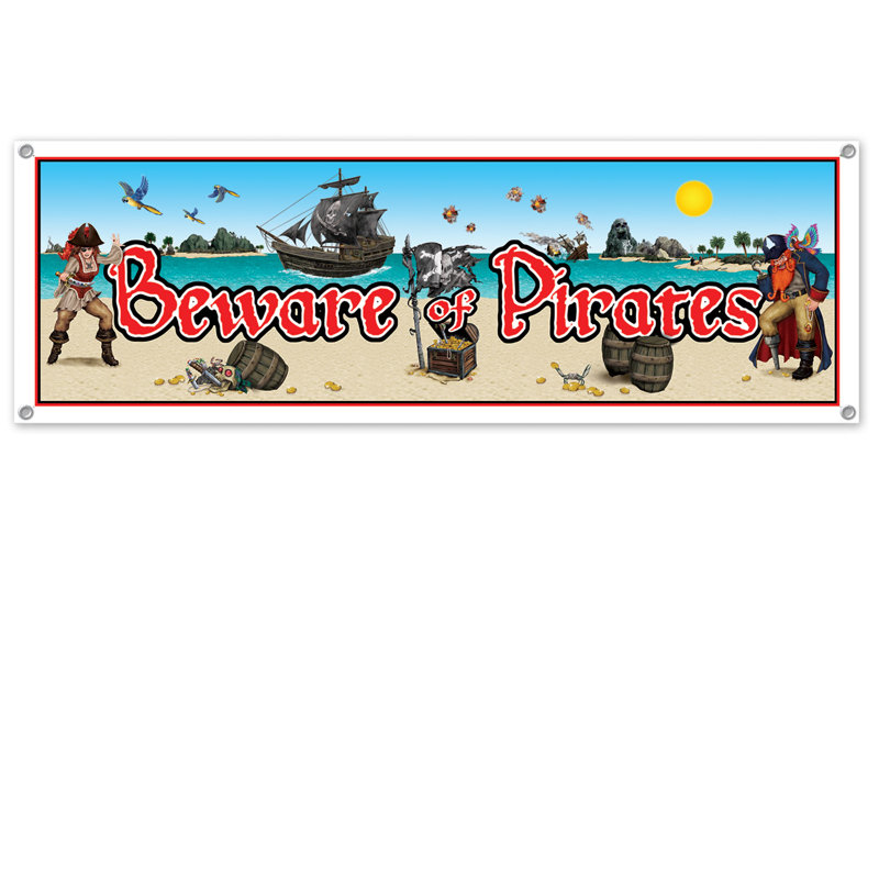 Bannière «Beware Of Pirates»