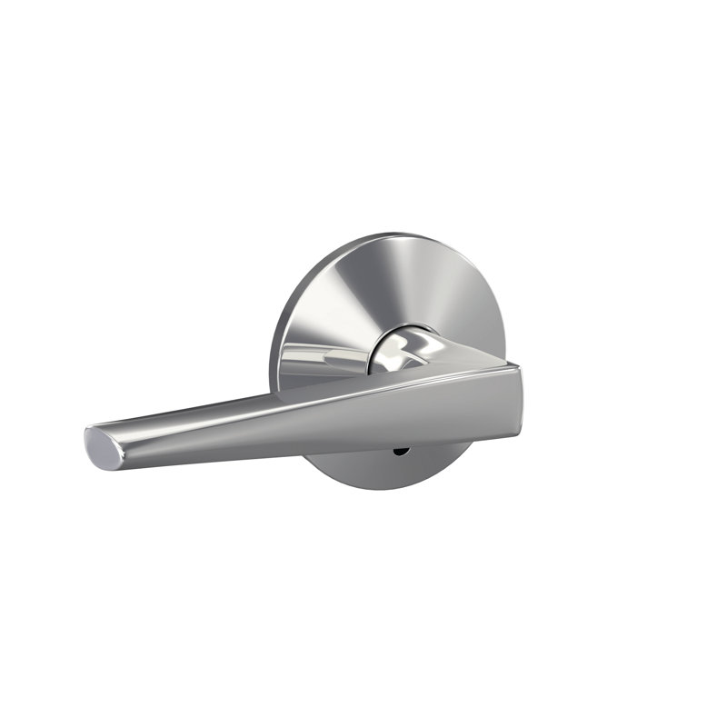 Eller Non-Turning Lever with Kinsler Trim, Bright Chrome