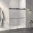56-60"W X 70"H Frameless Double Sliding Shower Door,5/16" (8Mm) Thick SGCC Tempered Clear Glass,Double Side Easy Clean Coat, Matte Black Finished With Buffer-122371866