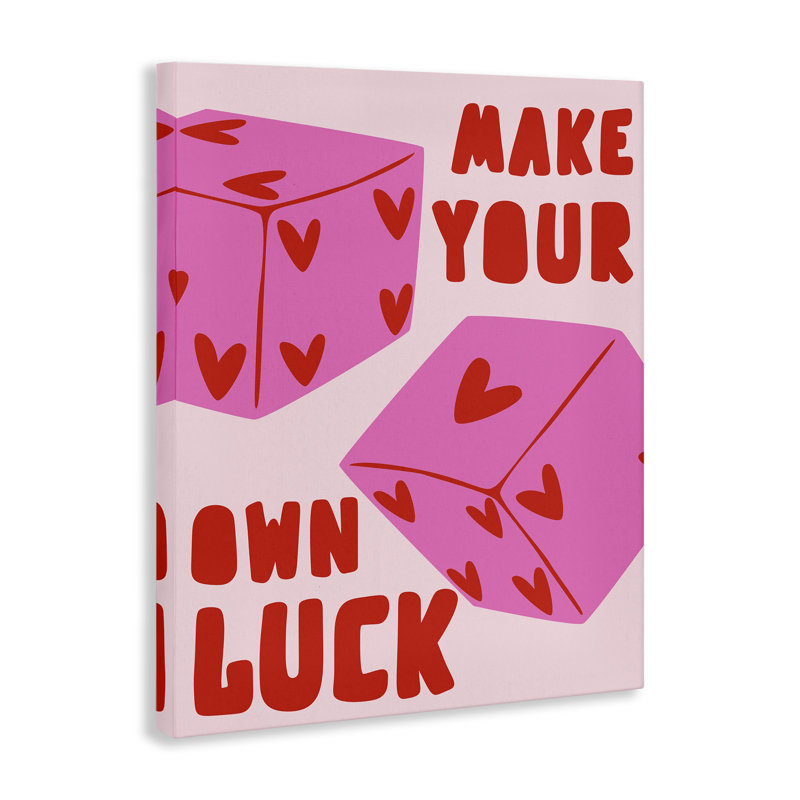 «Make Your Own Luck», art mural par House of Lulu, H 48 po x l 36 po