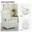 Fauteuil inclinable standard pivotant en cuir véritable de 27,16 po de largeur Rillie-85369596
