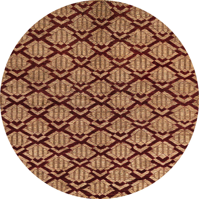 Tapis abstrait moderne 4224, Rond 4 pi