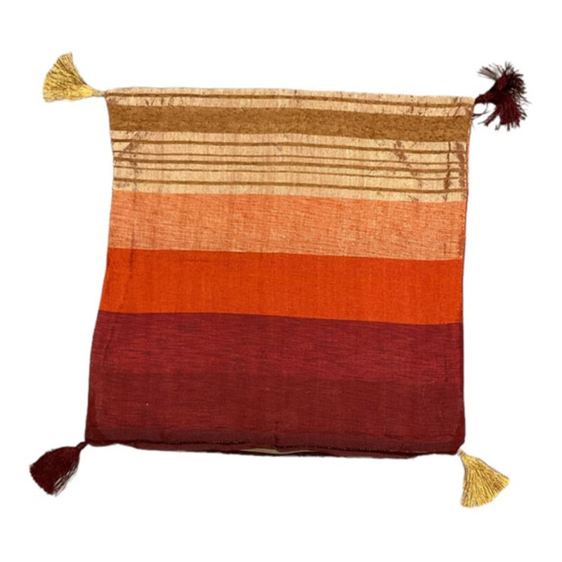 Parkview Striped Square Cushion Cover