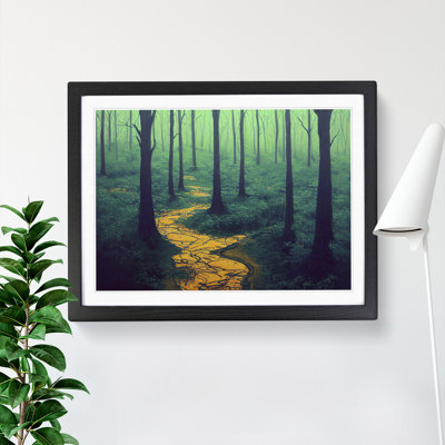 Spring Forest Path - Framed Print