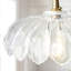 1 - Light Brushed Brass Pendant-2029085952