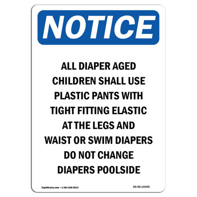 Osha Notice All Diaper Aged Children Shall Sign