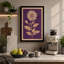 Pale Daisy in Purple Botanical - Wrapped Canvas-1990500515-1990500693