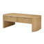 Table basse en bois massif cannelé avec rangement Kaybri Filipo-118565606
