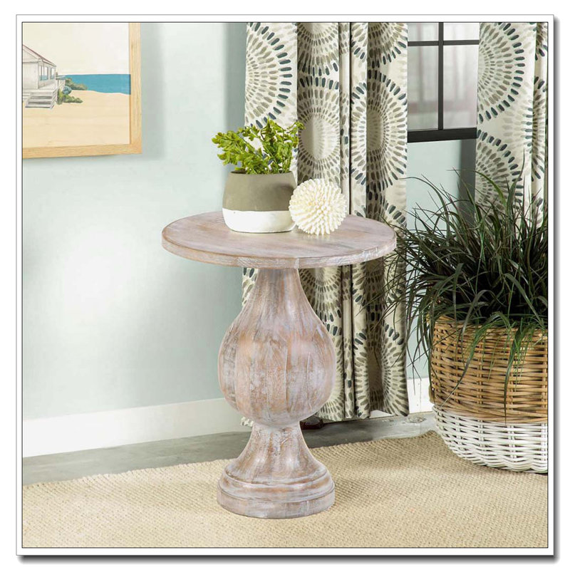 Table d'appoint Stain, Ivoire ivoire