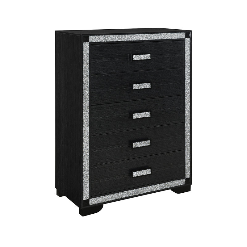 Commode Soulmarie, Gris anthracite