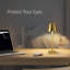 1-light Metal Table Lamp Gold - 5W Wireless dimmable Bedside Lamp for Bedroom