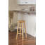 Tabouret de bar / comptoir en bois massif Bernistine-41425136-71099991