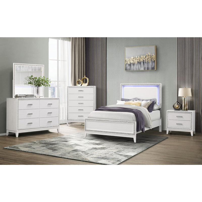 ROBINET BLANC ALMÉRA GLITTER (Commode)