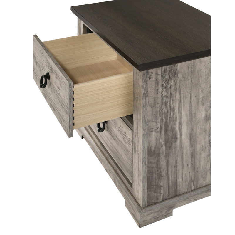 Ensemble de chambre à coucher Lovesta, Très grand, 7pieces:Bed,Nightstand,DresserMirror,Chest