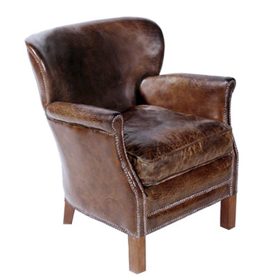 CHAISE DE PROFESSEUR EN CIGAR VINTAGE
