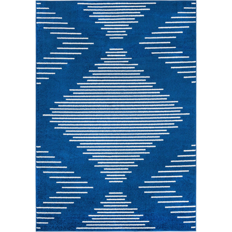 Geometric Indoor Rug, Rectangle 7' x 10'