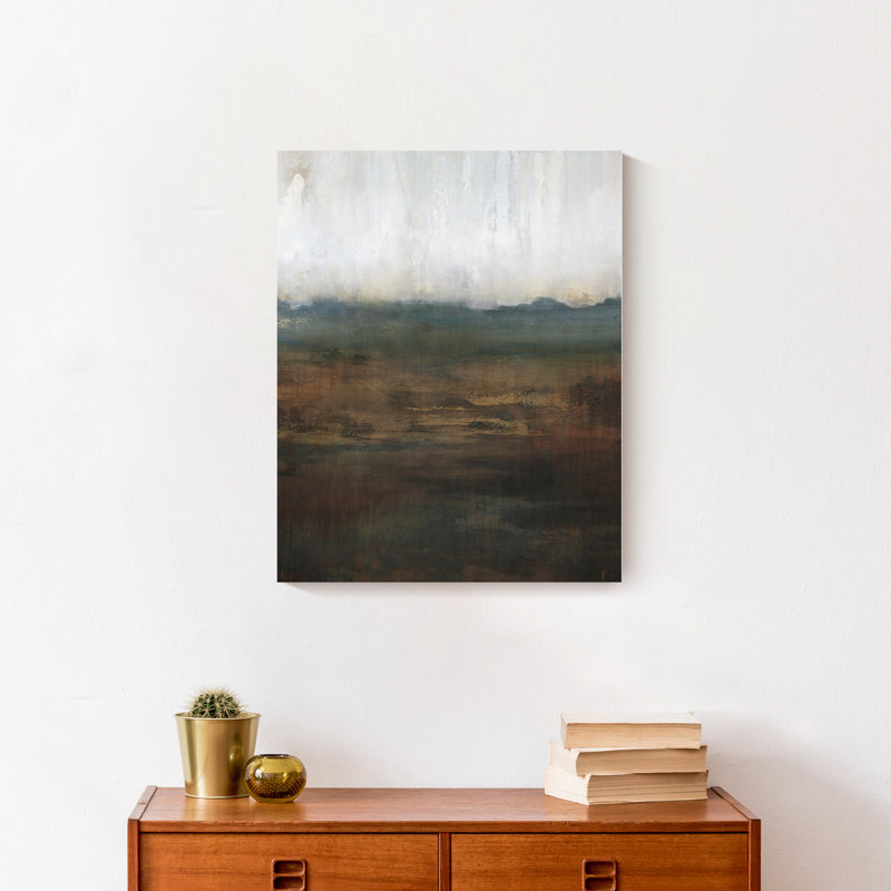 Commencement d'une tempête sur toile, H 20 po x l 16 po x P 1,25 po, Sans cadre