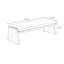 Banc rembourré blanc-354579889