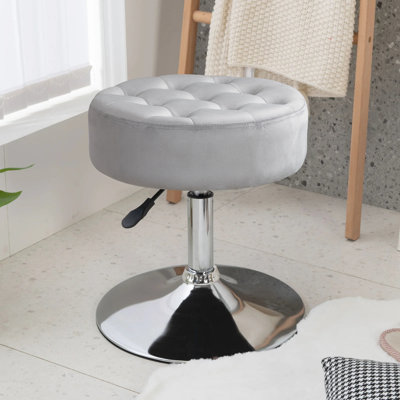 Modern Swivel Adjustable Height Accent Stool