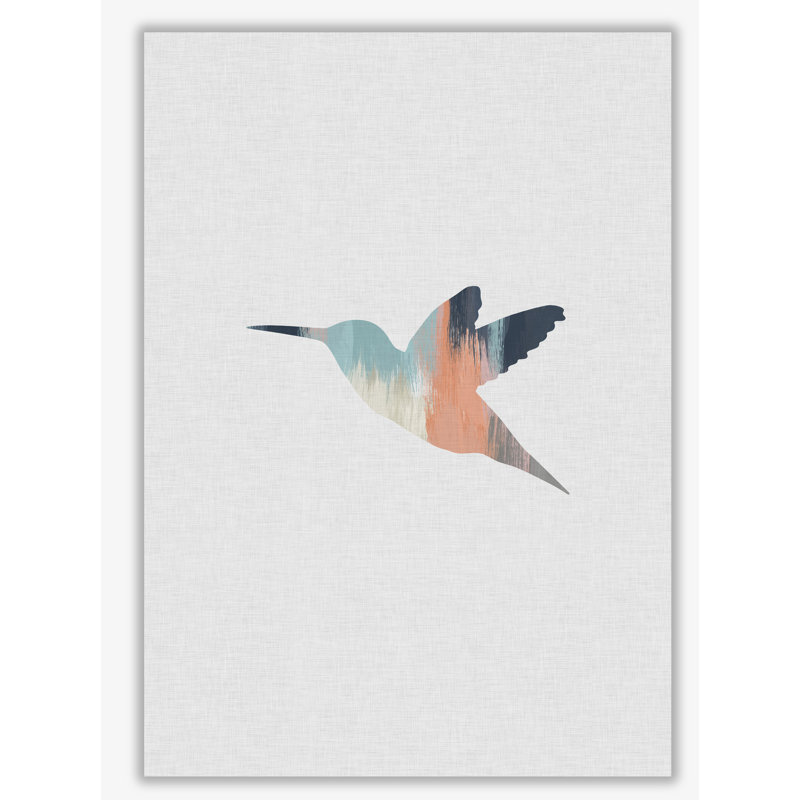 Pastel Hummingbird I - Print, No Frame, 42 cm H x 30 cm W x 1 cm D