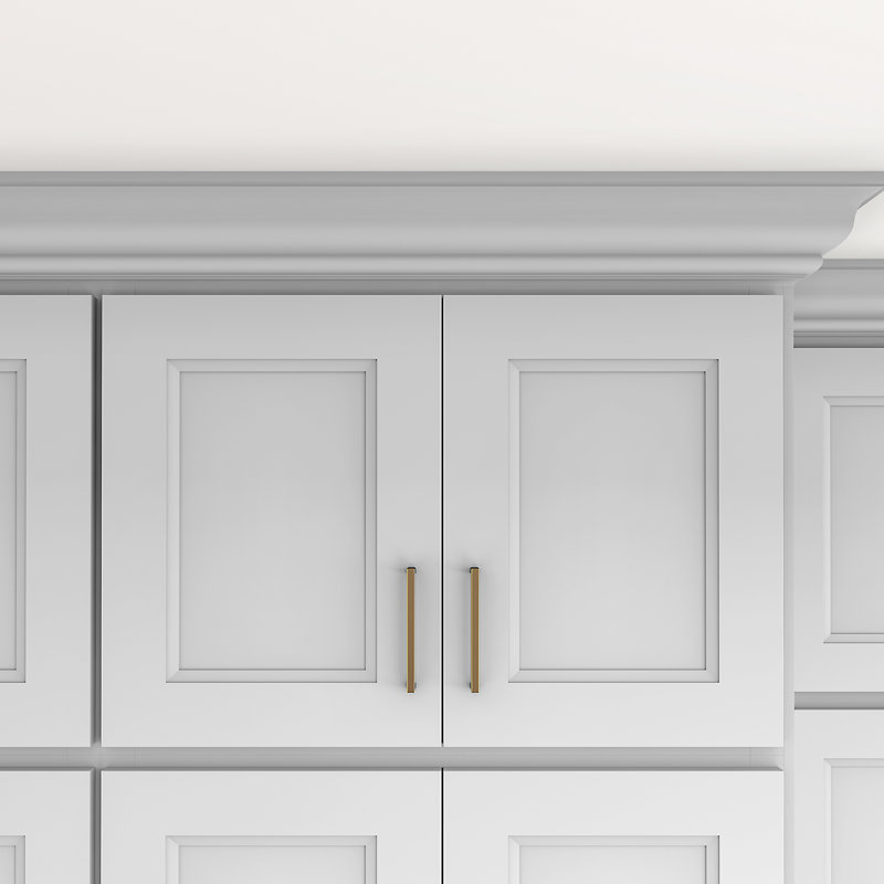 Armoire de cuisine en bois massif prête à assembler, H 30 po x l 30 po x P 12 po, Blanc Newport