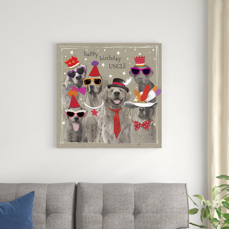 Fancypants Cool Dogs VII, H 30 po x l 30 po x P 1,25 po