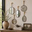Ensemble de 5 miroirs muraux Bowen