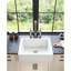 Évier de cuisine blanc, L 24 po x l 19 po, style tablier frontal, céramique, bols profonds pour la vaisselle, cuisson à haute température, surface facile à nettoyer, bols en céramique l 19 po, cuisson, teinture et égratignure, entretien