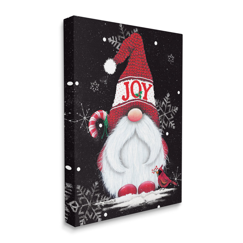 Red Holiday, H 30 po x l 24 po x P 1,5 po, Toile tendue