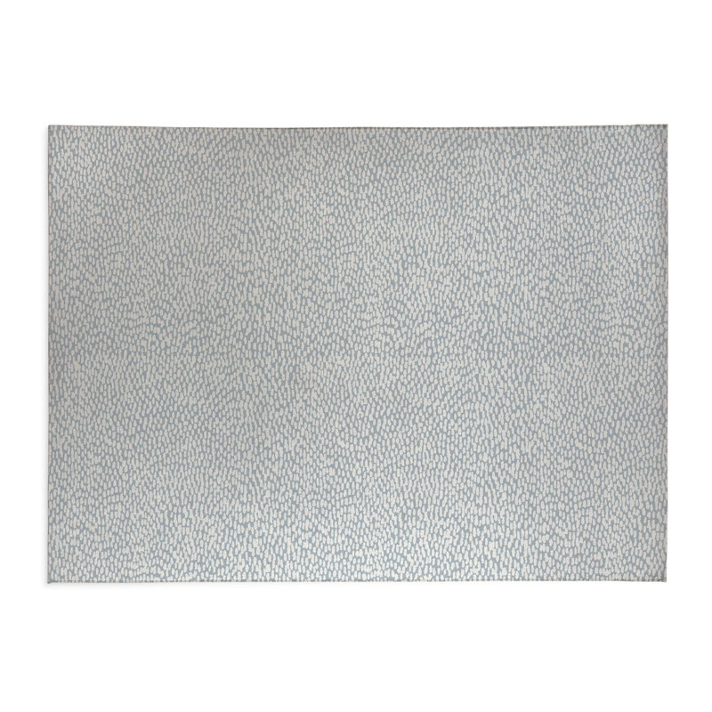 Tapis de bureau léger Twinkle Splat, L 5 pi x L 3 pi, Bleu ardoise