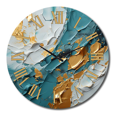 Horloge murale abstraite matinale