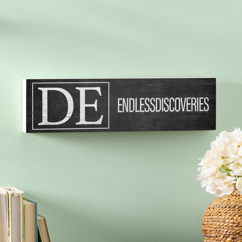 Plaque de cheminée State en bois 18 po x 5 po Delaware