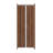 Ratzer 28'' Wide Mid-Century Modern 11-Shelf Storage Cabinet in Brown and White-1423217529