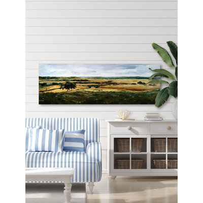 Hill Top View by Parvez Taj - Wrapped Canvas Painting