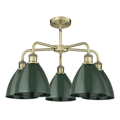 Lustre en dôme à 5 lumières Trickett