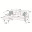 Reversible Sectional Set With 2 Accent Pillows In Tan, For Versatile And Stylish Living Room Arrangements-945616445