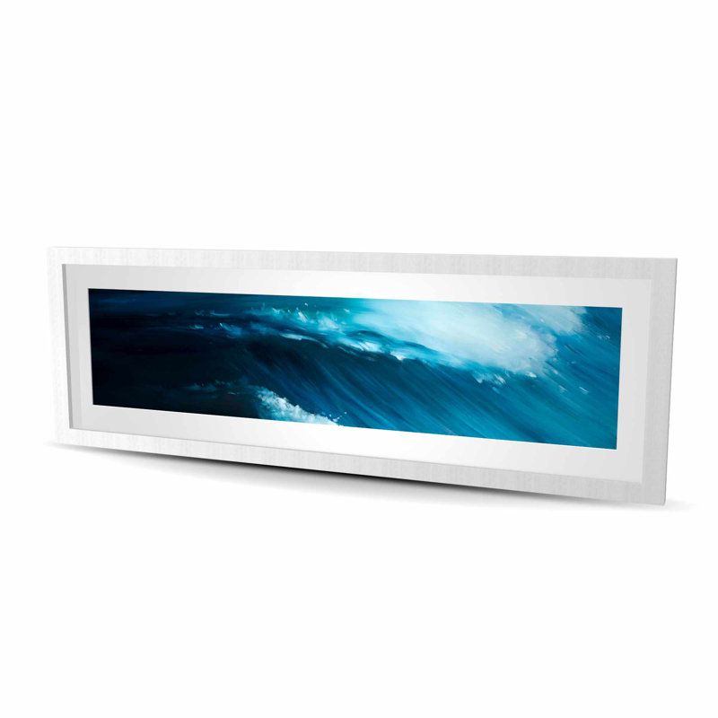 Unleashed Sea - Contemporary Bedroom Framed Matted Print