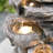 Outdoor Floor Fountain with Lights