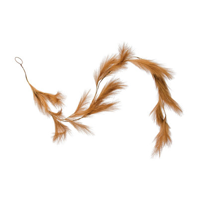 72" Pampas Grass Christmas Garland