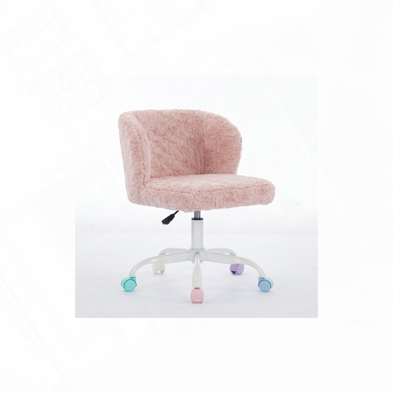 360 Swivel Home Office Chair, Pink