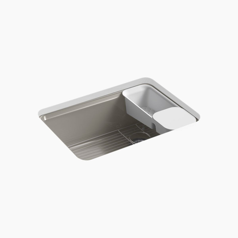 Riverby 27"L x 22"W Kitchen Sink, Cashmere